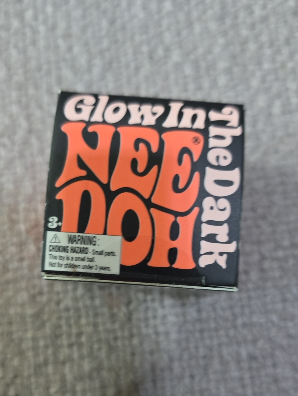 Mini Orange Glow In The Dark Needoh